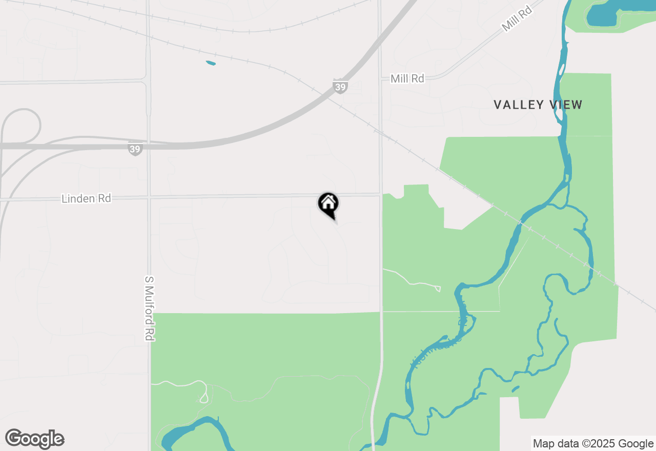 Map of 4621 Lindbloom Lane, Cherry Valley, IL 61016