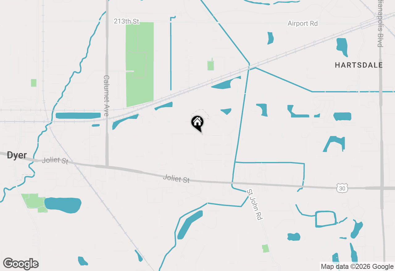 Map of 1933 Northwinds Drive, Dyer, IN 46311