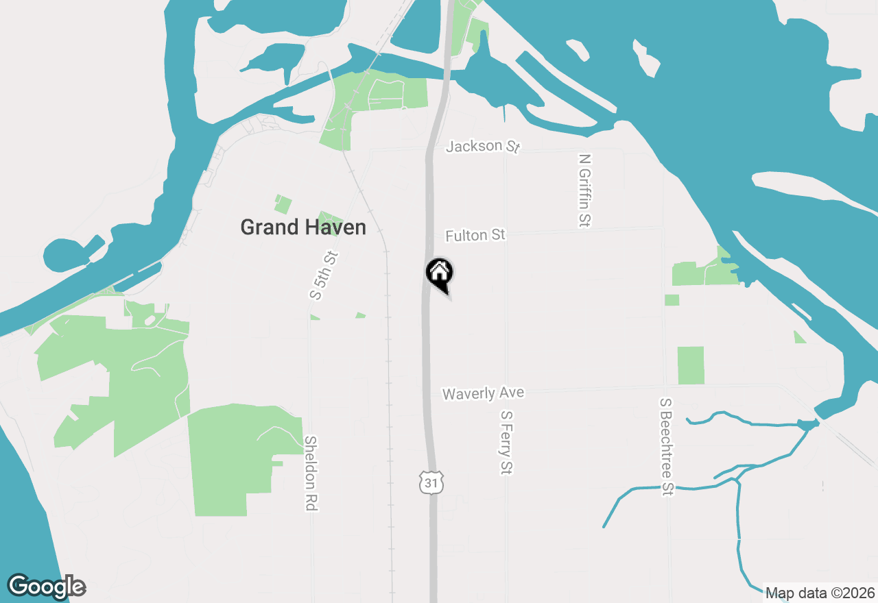 Map of 926 Franklin Avenue, Grand Haven, MI 49417