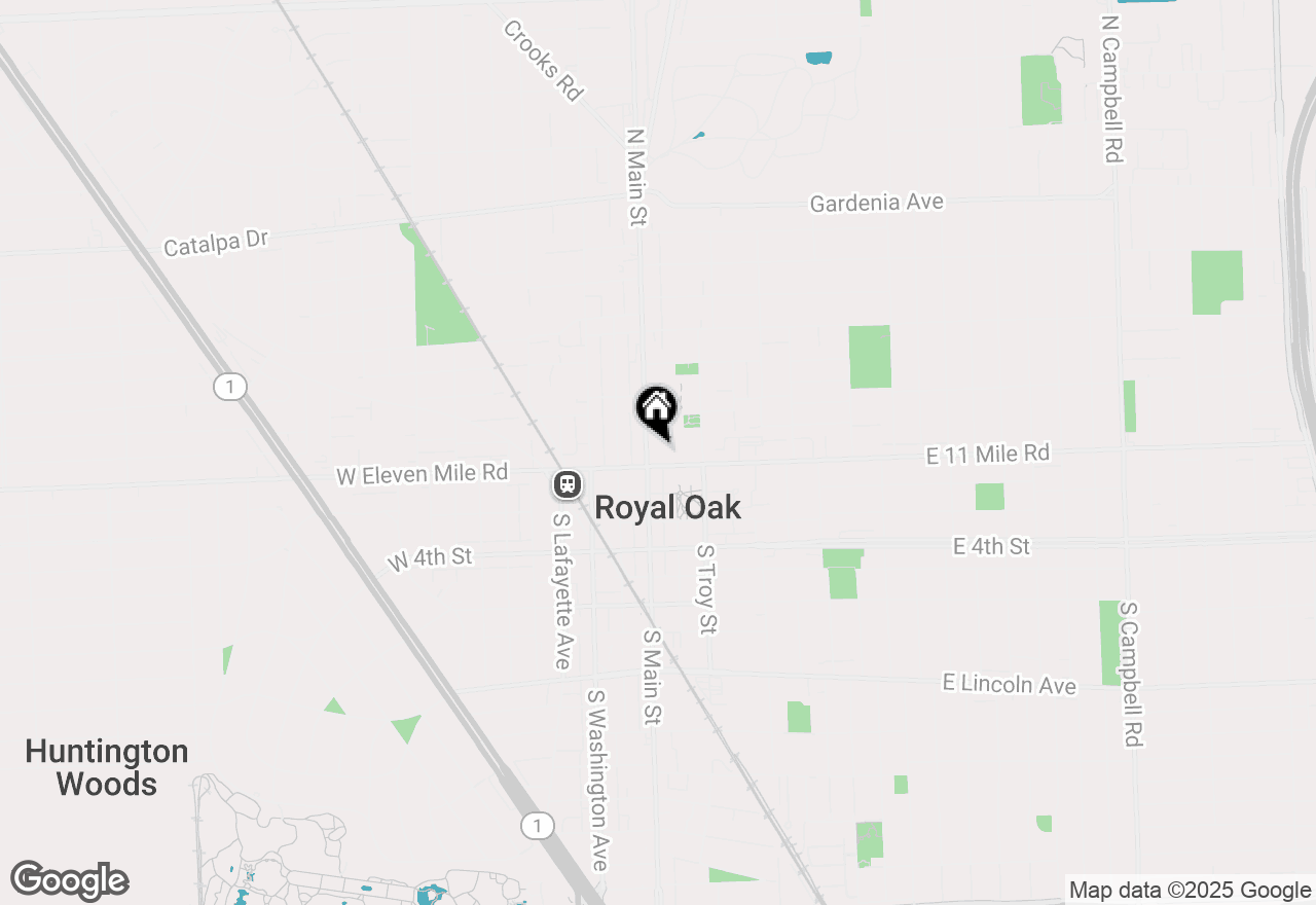 Map of 118 N Main Street #403, Royal Oak, MI 48067