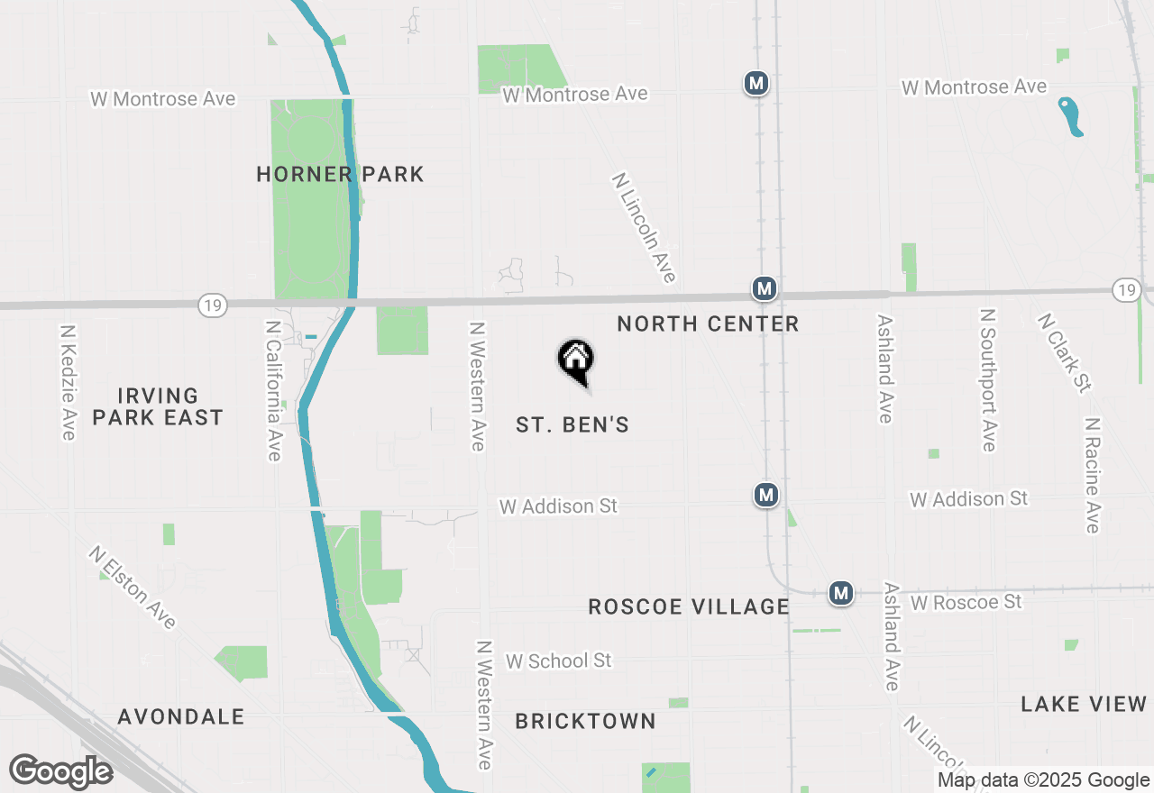 Map of 3804 N Leavitt Street, Chicago, IL 60618