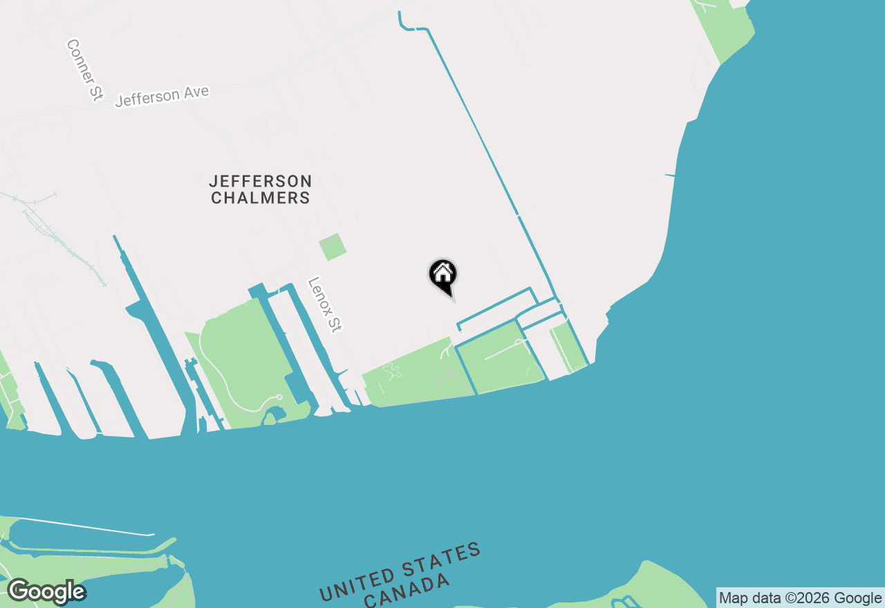 Map of 222 Lakewood Street, Detroit, MI 48215