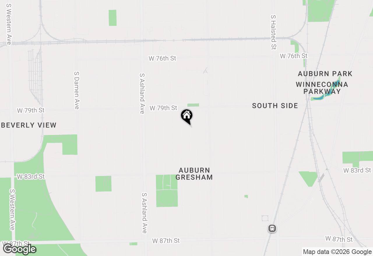 Map of 8011 S Ada Street, Chicago, IL 60620
