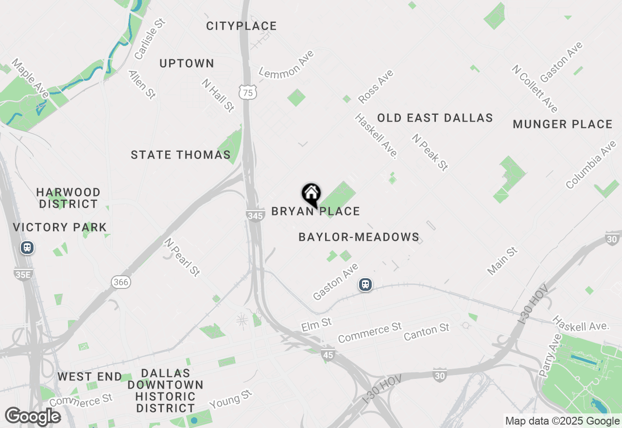 Map of 1319 Birkenhead Court, Dallas, TX 75204