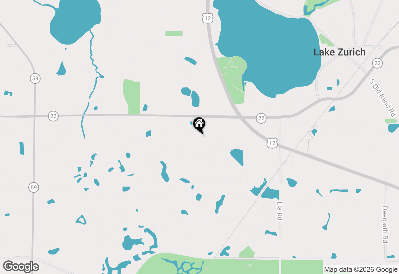 Map of 3 N Richmond Court, Lake Zurich, IL 60047