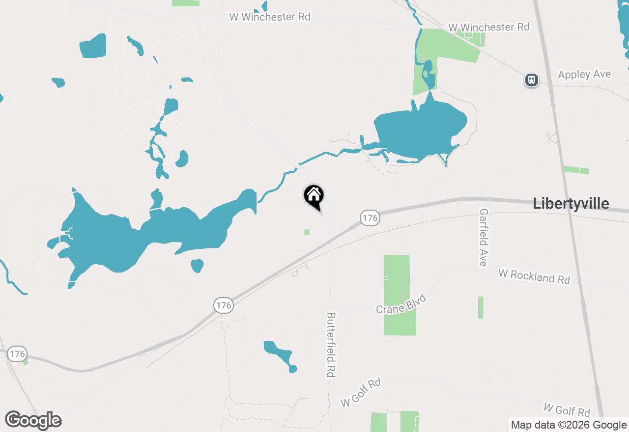 Map of 219 Harding Avenue, Libertyville, IL 60048