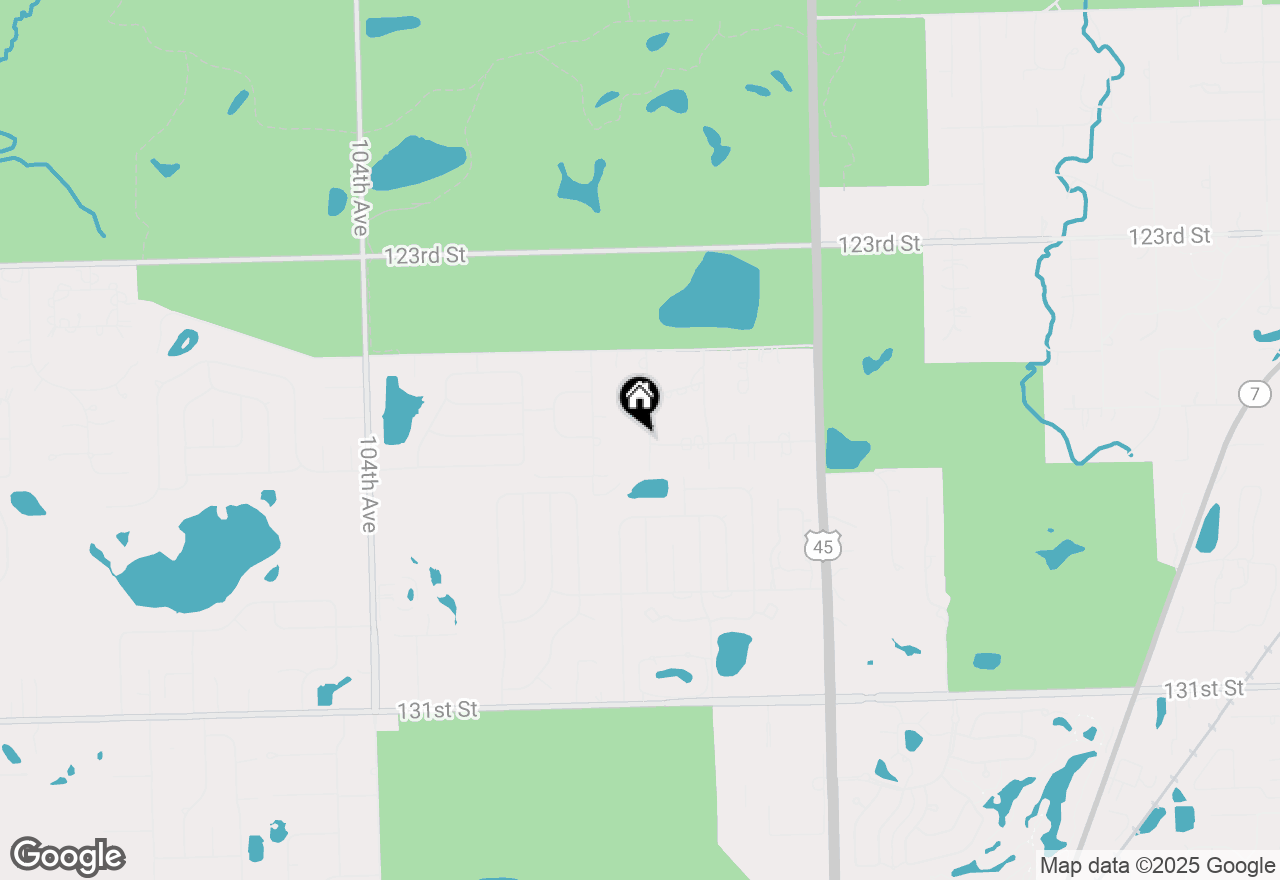 Map of 12620 S Kinvarra Drive, Palos Park, IL 60464