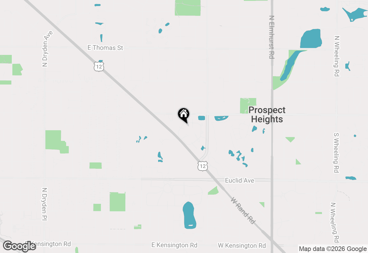 Map of 1001 Butternut Lane #C, Mount Prospect, IL 60056