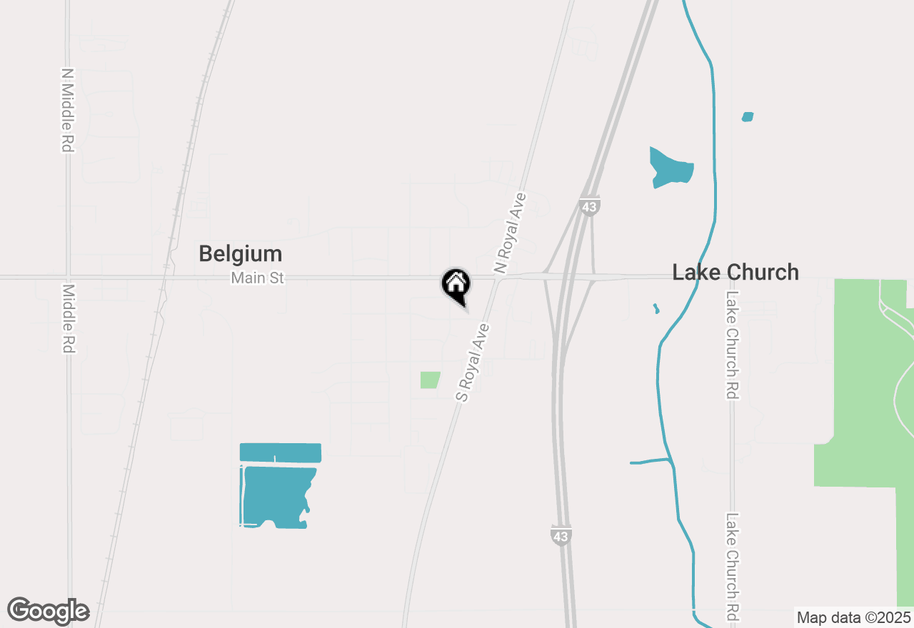 Map of 156 Spring St #2, Belgium, WI 53004