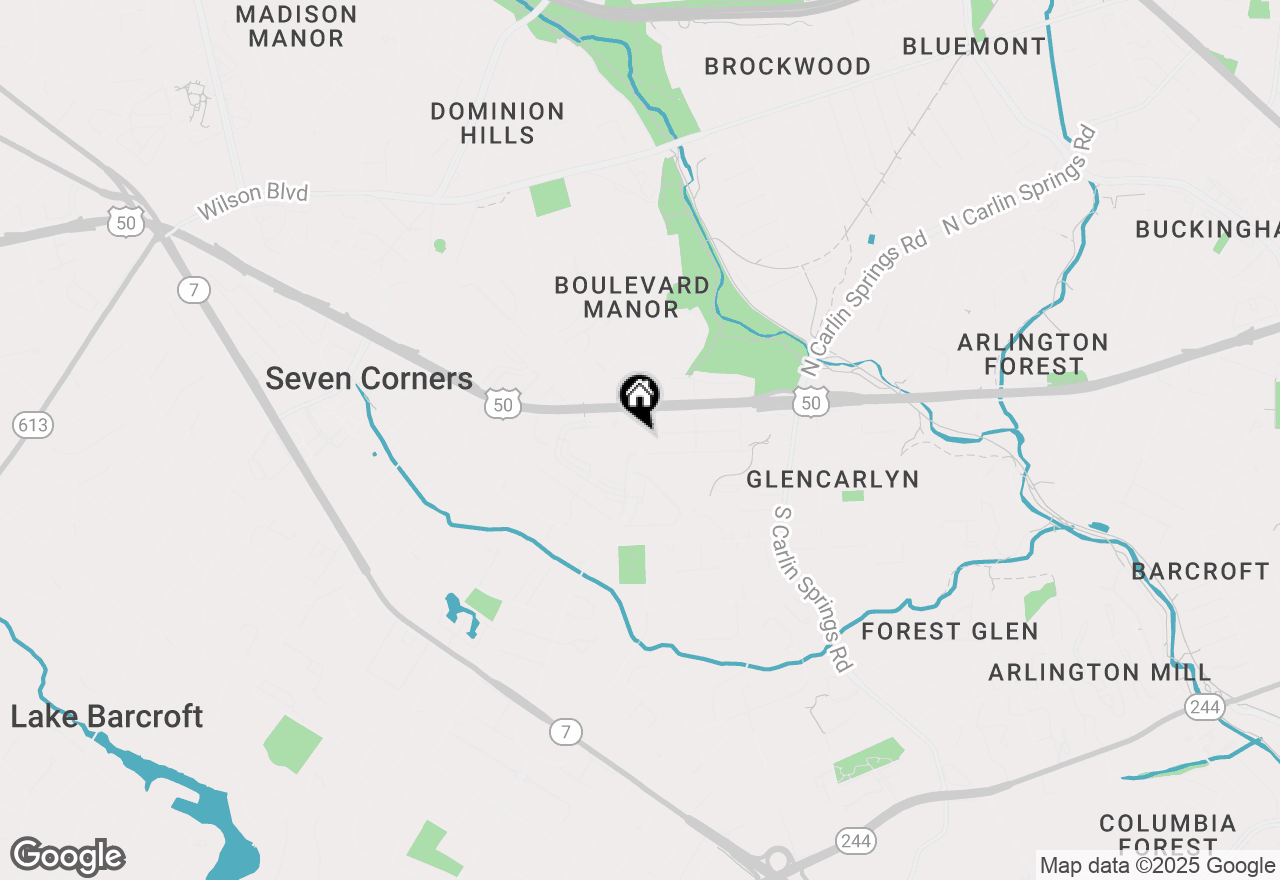 Map of 2 S Manchester Street, Arlington, VA 22204