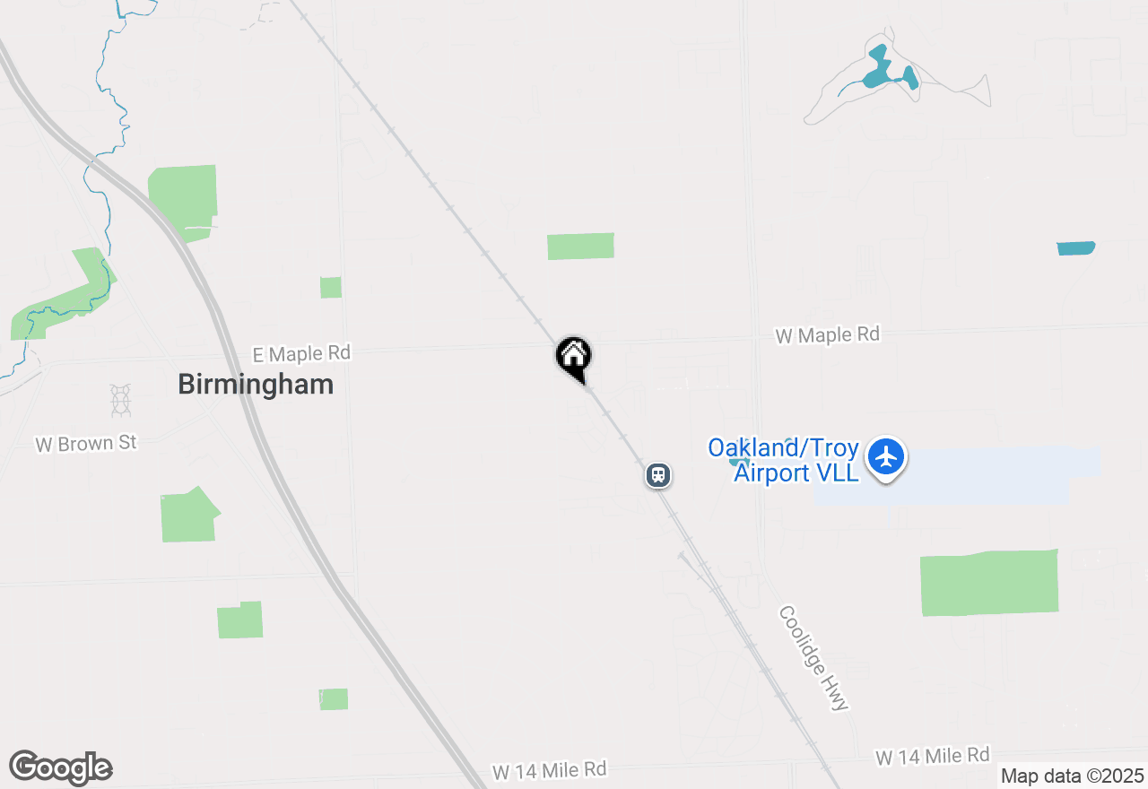 Map of 2051 Villa Road #203, Birmingham, MI 48009