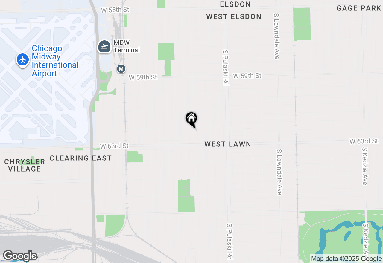 Map of 6210 S Keeler Avenue, Chicago, IL 60629