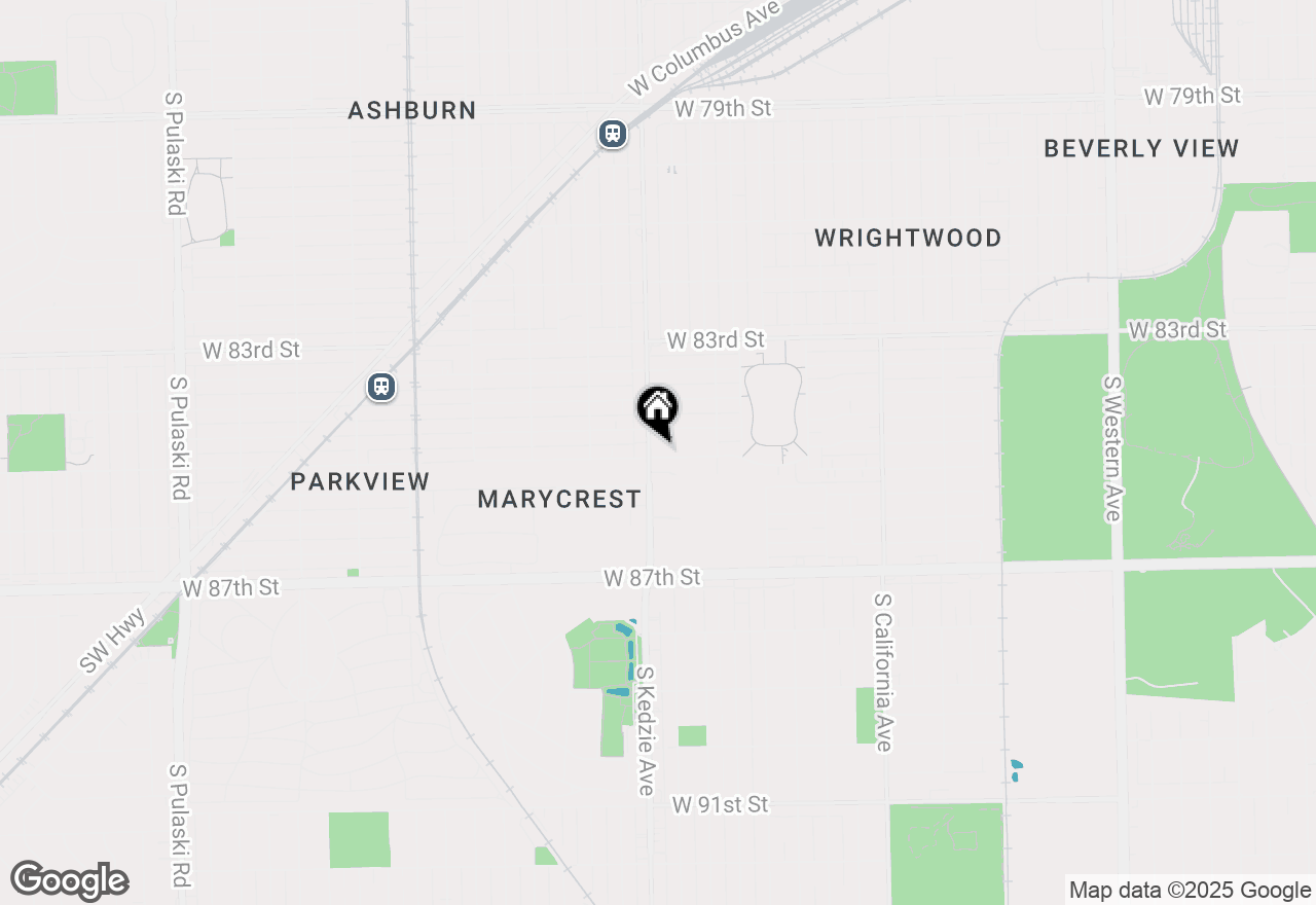 Map of 8459 S Kedzie Avenue #104, Chicago, IL 60652