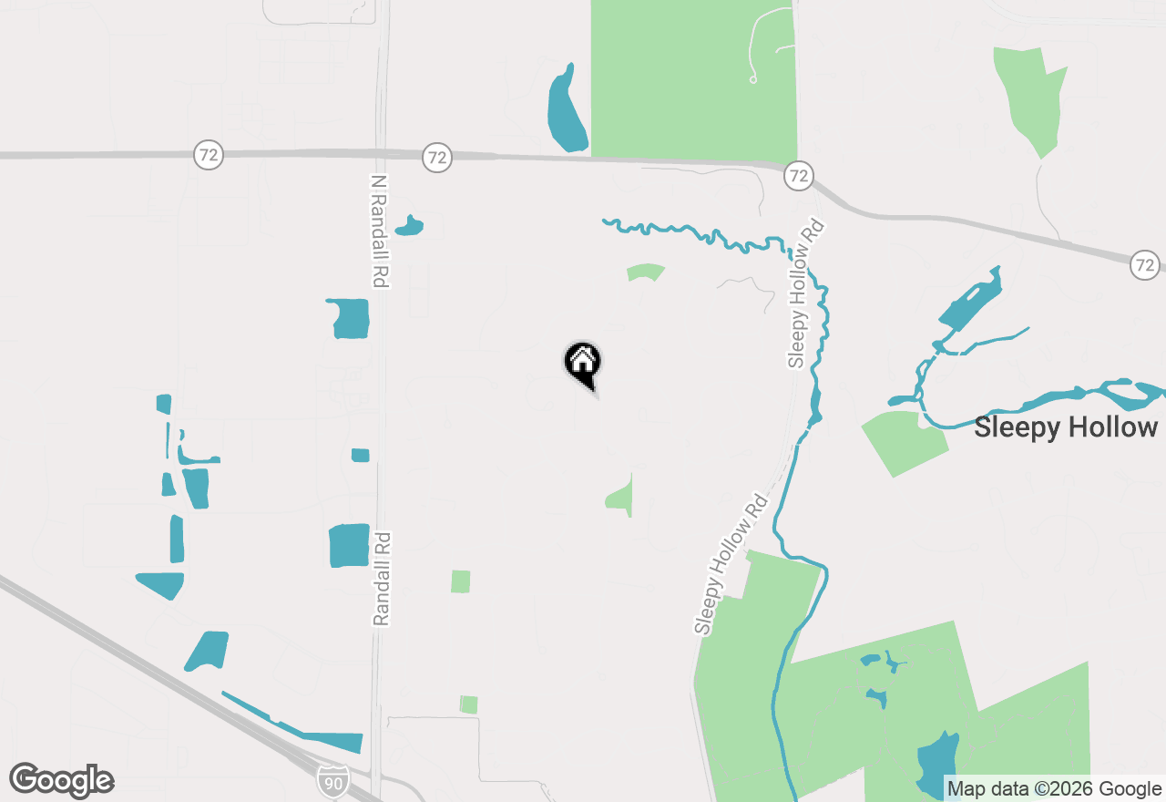 Map of 506 Stevens Court, Sleepy Hollow, IL 60118