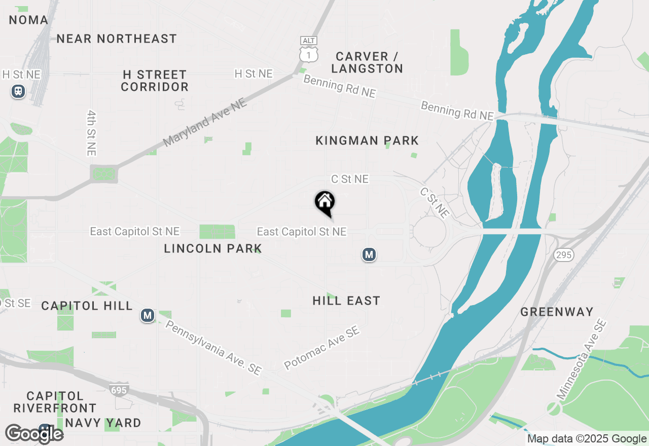 Map of 16 17th Street Ne #131, Washington, DC 20002