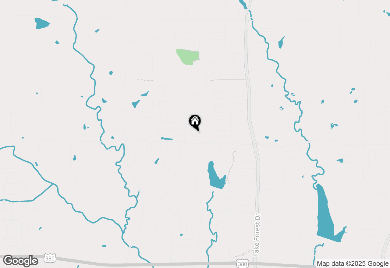 Map of 5316 Ridgeson Drive, Mckinney, TX 75071