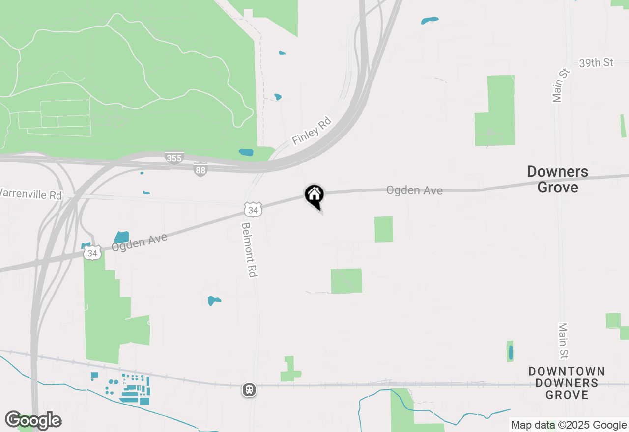 Map of 4408 Stonewall Avenue, Downers Grove, IL 60515