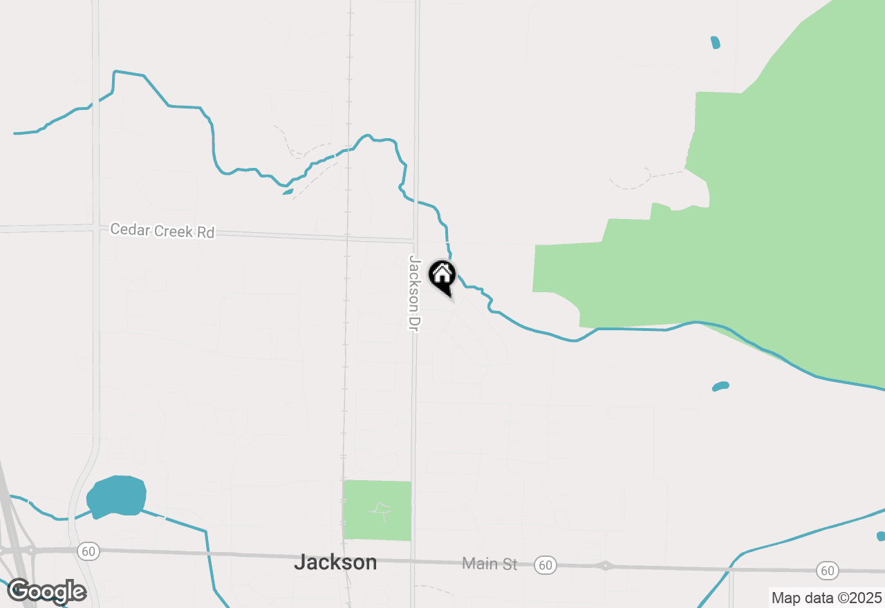 Map of N174W20270 Raymond Rd, Jackson, WI 53037