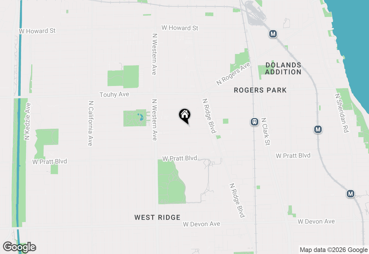 Map of 2147 W Lunt Avenue #G, Chicago, IL 60645