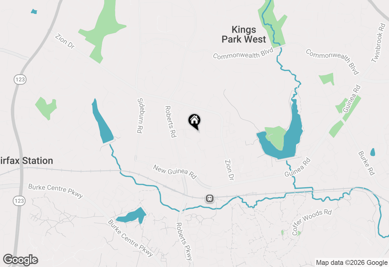 Map of 10323 Hampshire Green Avenue, Fairfax, VA 22032