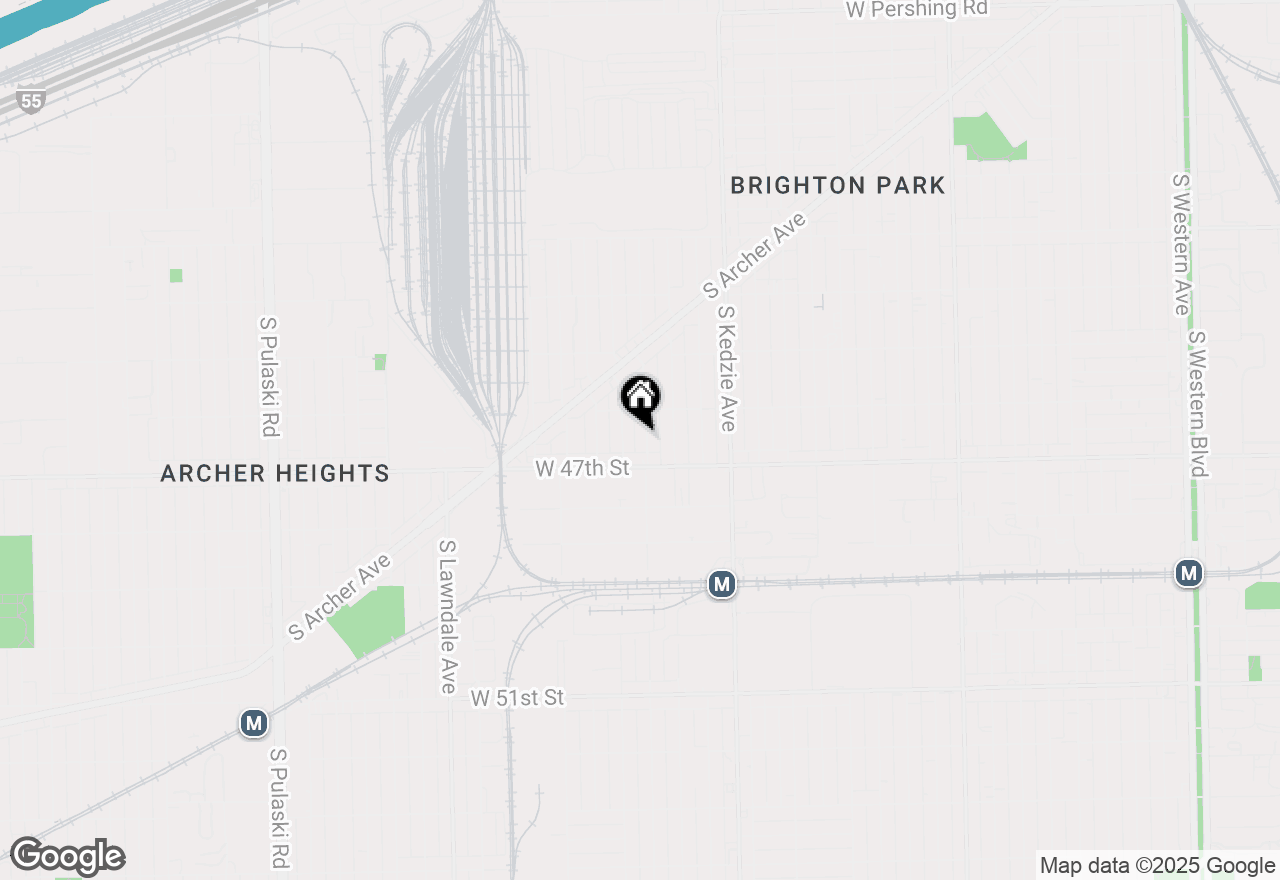 Map of (Address confidential), Chicago, Illinois 60632