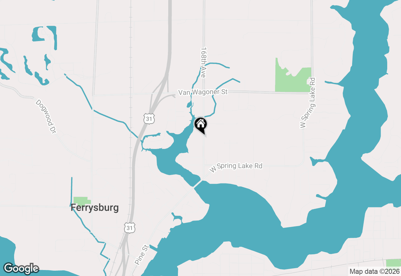 Map of 16839 Cottage Shores Drive #8, Spring Lake, MI 49456