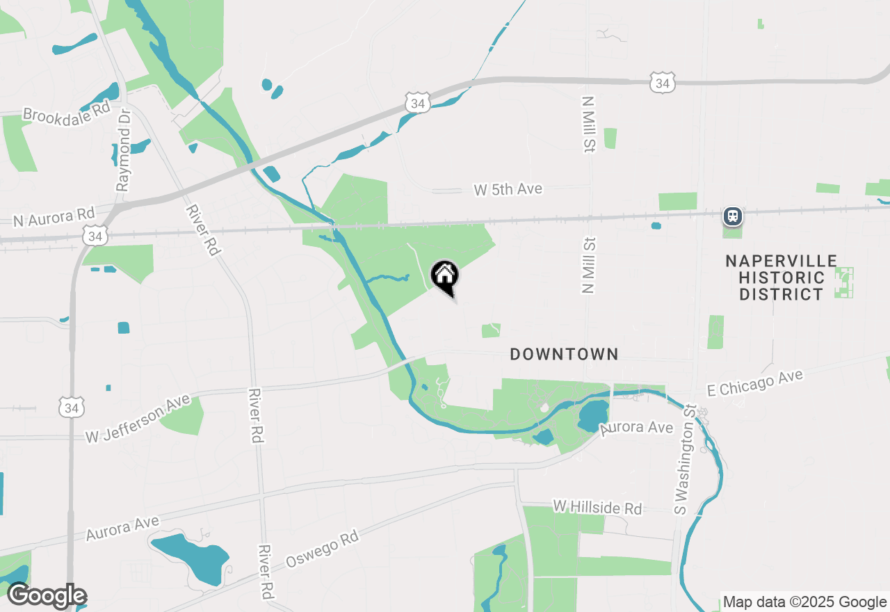 Map of 925 W Benton Avenue, Naperville, IL 60540