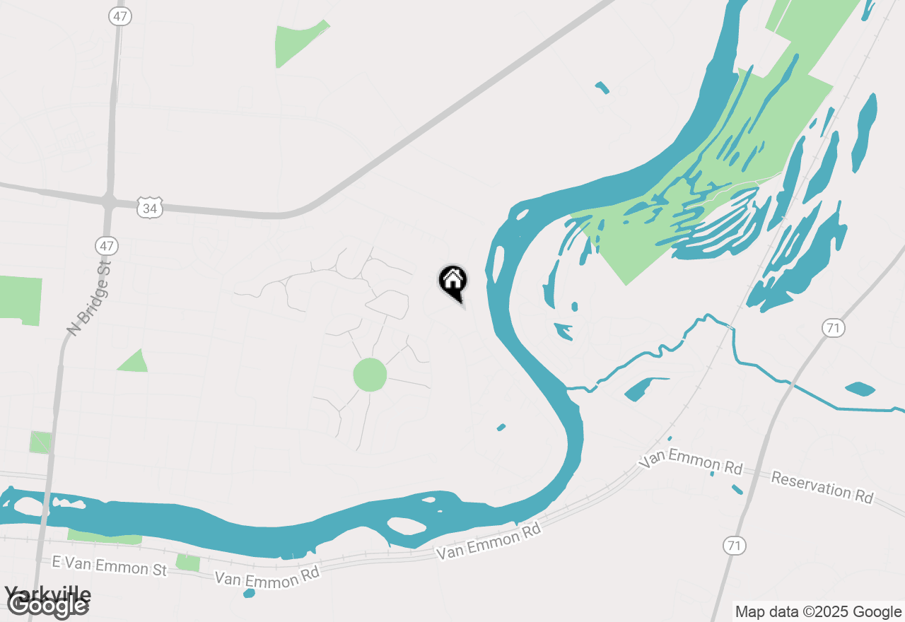 Map of 20 Park Drive, Yorkville, IL 60560