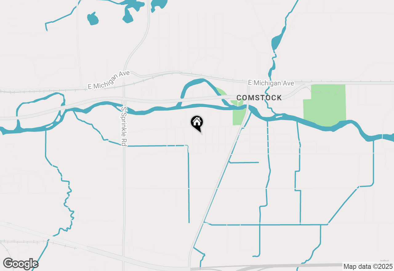 Map of 602 Alger Street, Kalamazoo, MI 49048