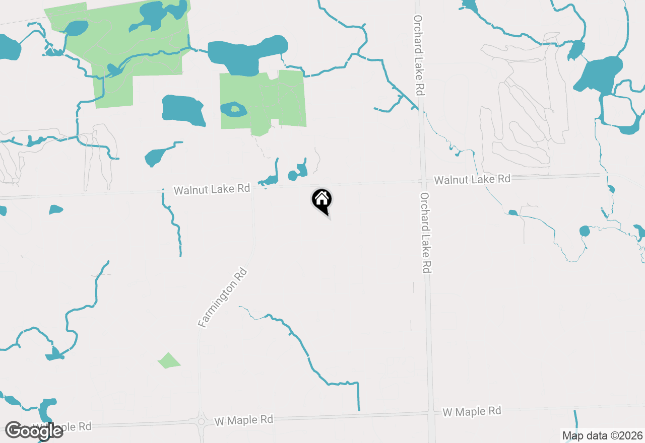 Map of 5715 Hobnail Circle, West Bloomfield, MI 48322