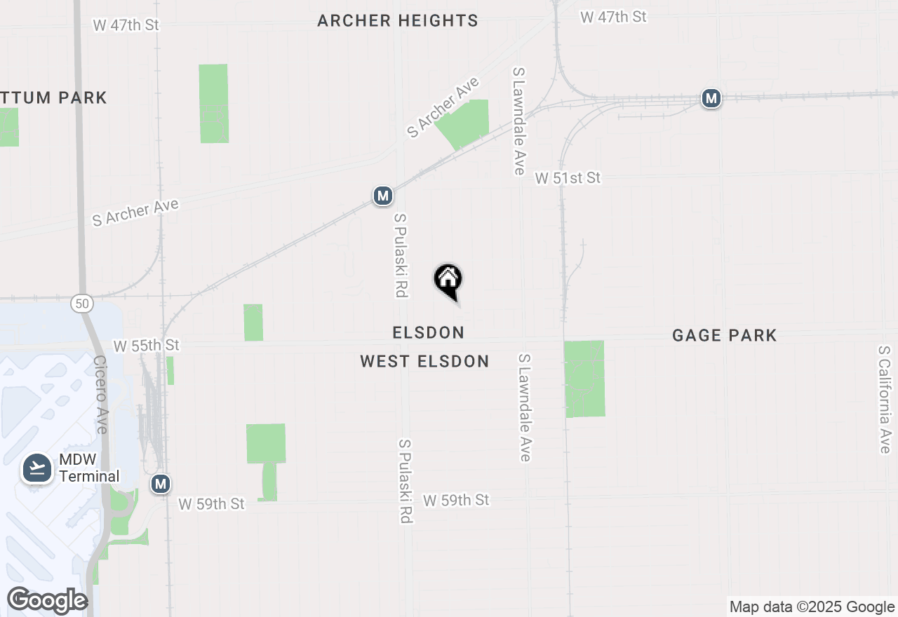 Map of 5413 S Springfield Avenue, Chicago, IL 60632