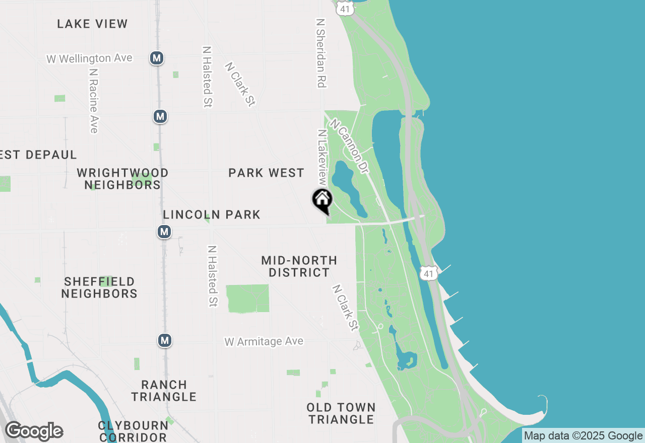 Map of 2400 N Lakeview Avenue #1902, Chicago, IL 60614