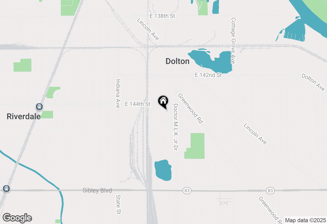 Map of 506 E 144th Place, Dolton, IL 60419