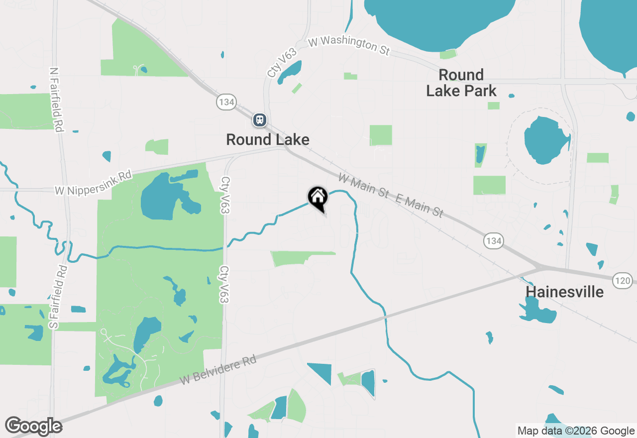 Map of 274 W Treehouse Lane #274, Round Lake, IL 60073