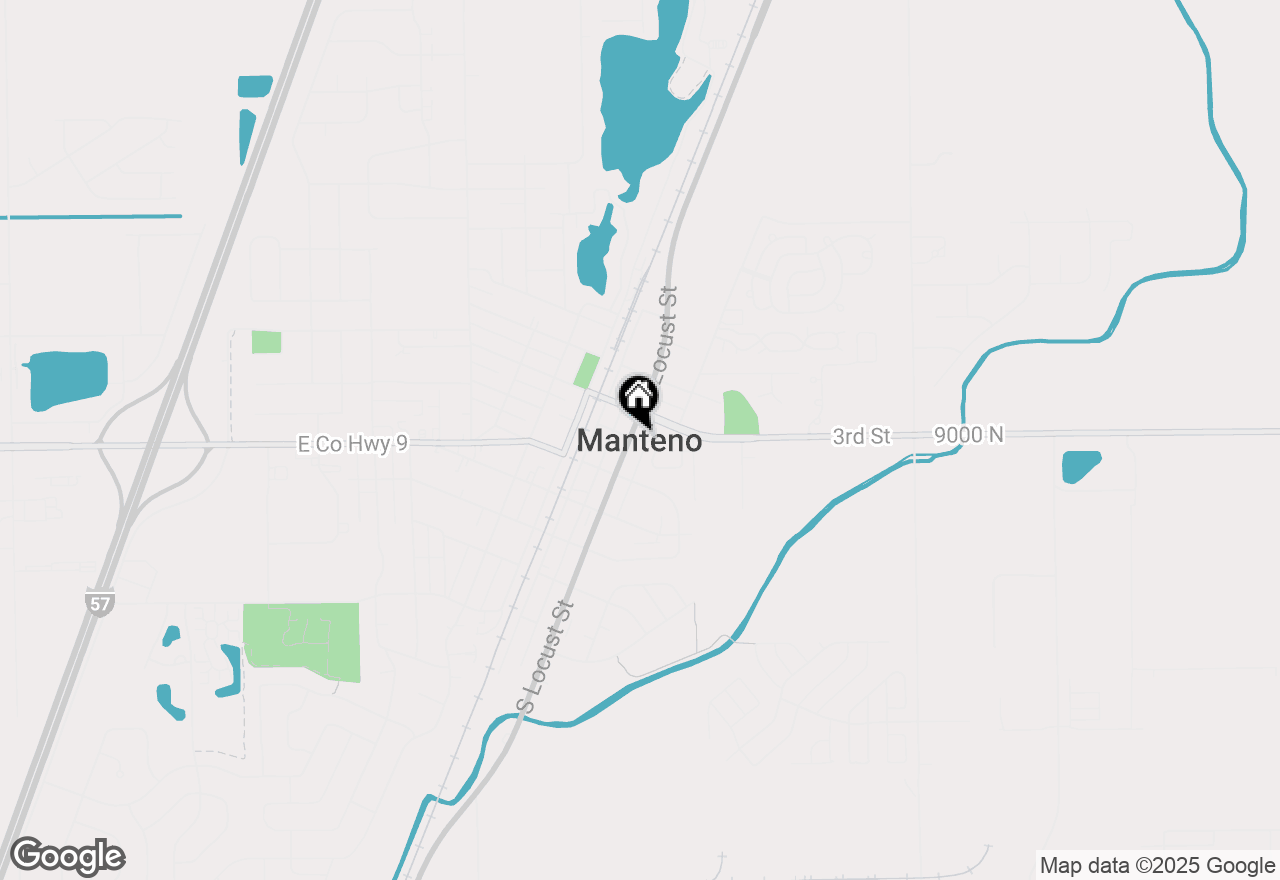 Map of 5675 E 1000 N Road, Manteno, IL 60950