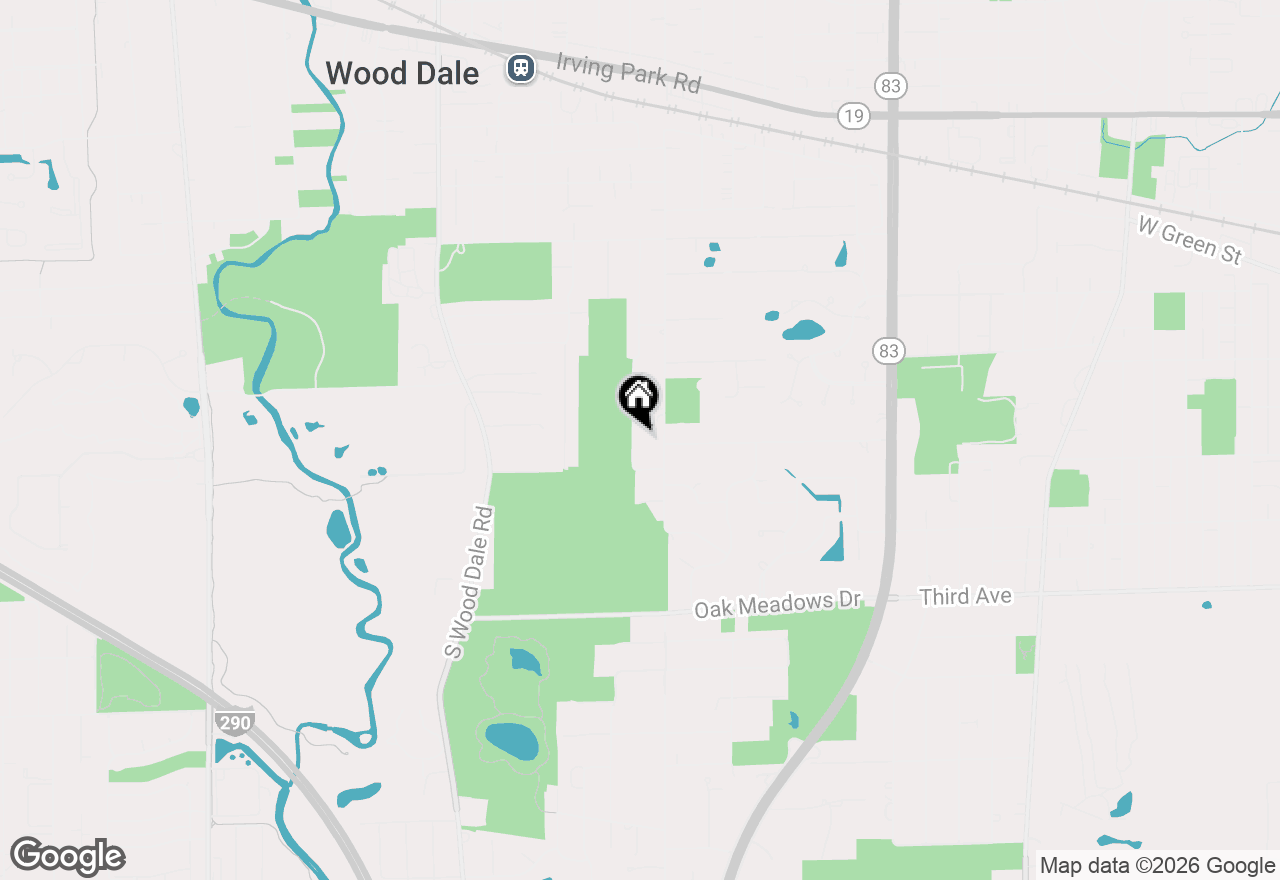 Map of 311 Montclare Lane, Wood Dale, IL 60191