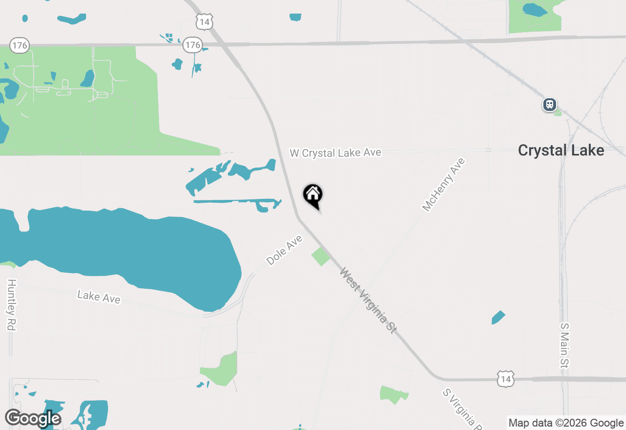 Map of 140 S Oriole Trail, Crystal Lake, IL 60014