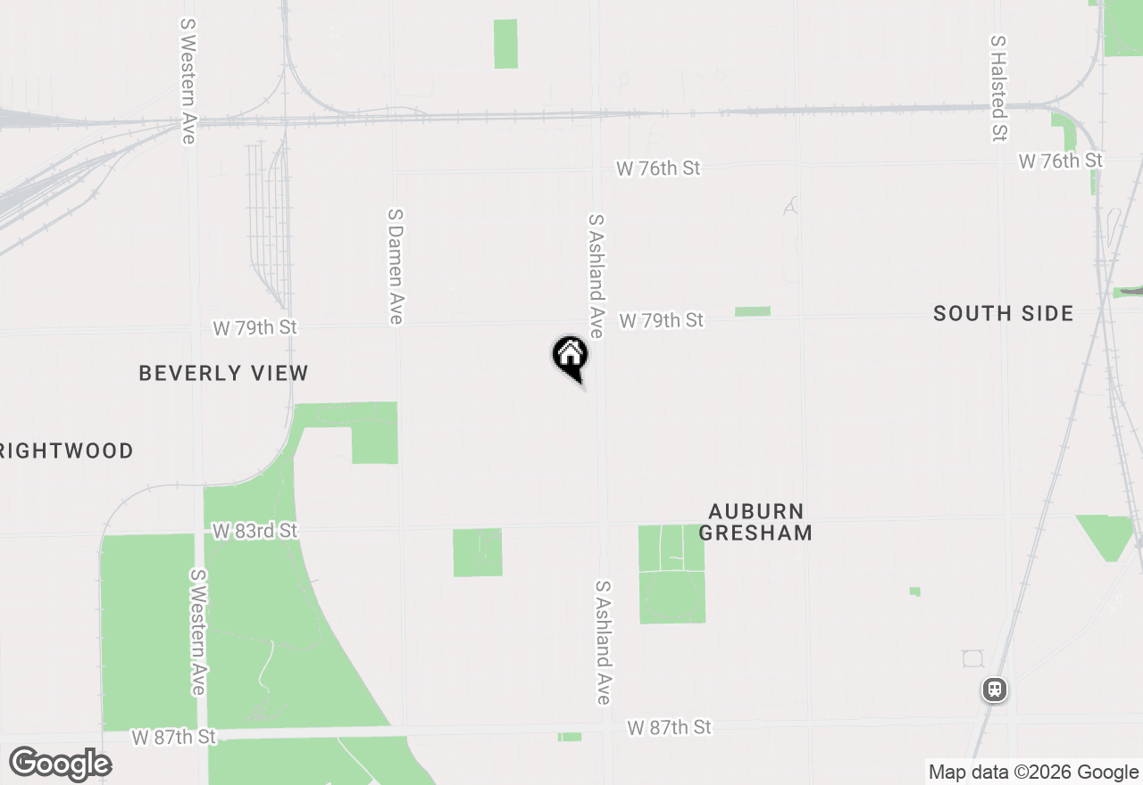 Map of 8022 S Marshfield Avenue, Chicago, IL 60620