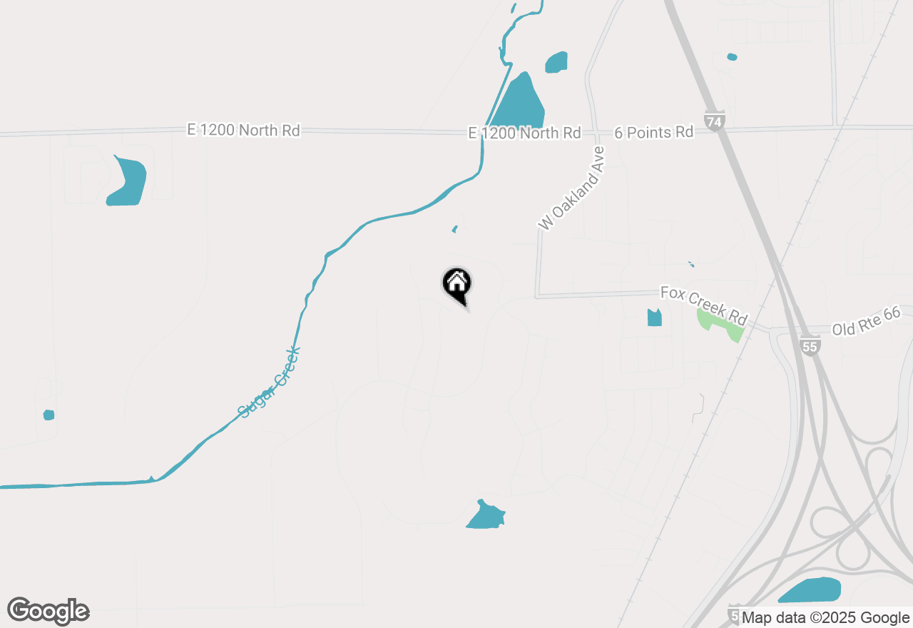 Map of 1 Turtleback Court, Bloomington, IL 61705