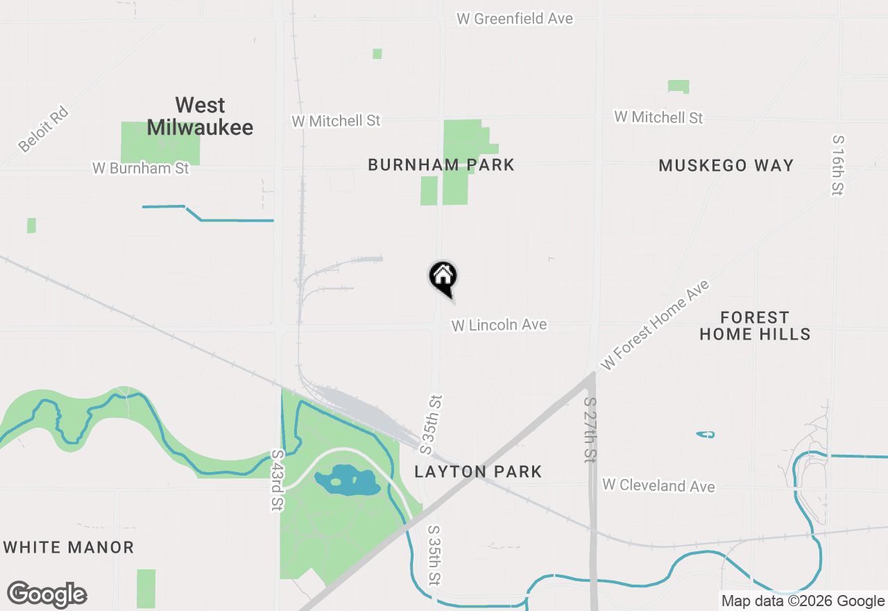Map of 2236 S 35th St, Milwaukee, WI 53215