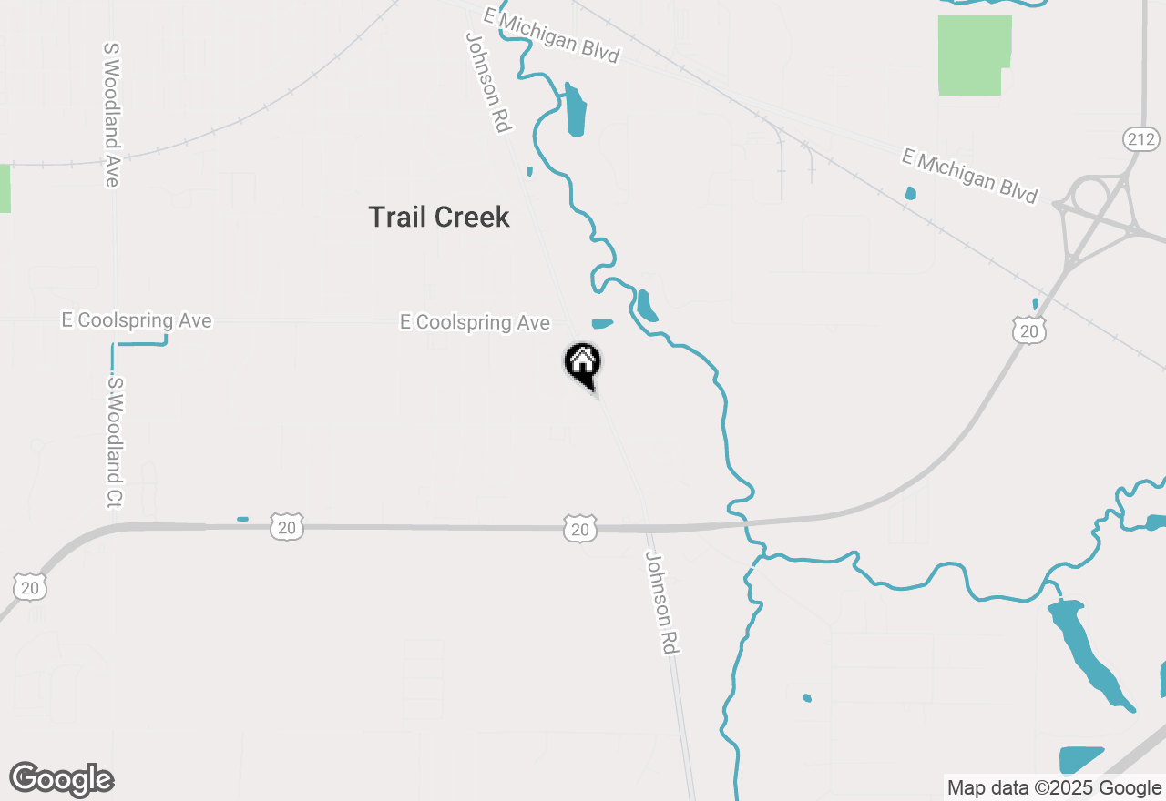 Map of 419 Spruce Drive, Trail Creek, IN 46360