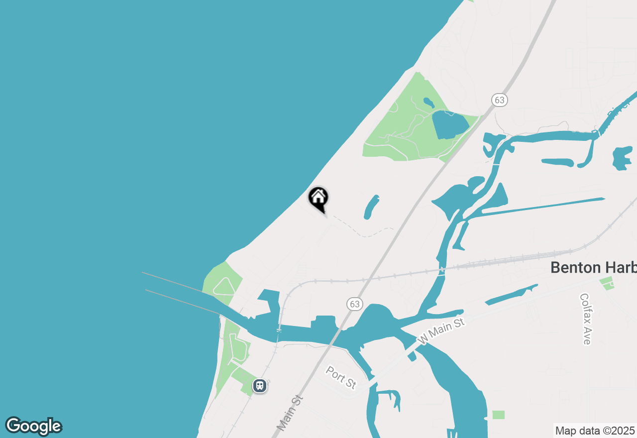 Map of 401 Ridgeway Street, St Joseph, MI 49085