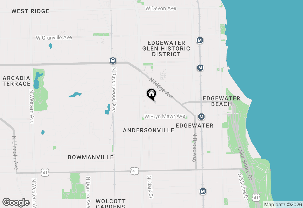 Map of 1507 W Hollywood Avenue, Chicago, IL 60660