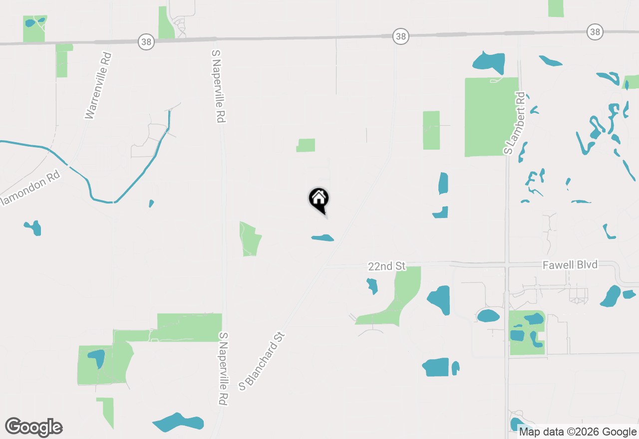 Map of 1541 Brittany Court, Wheaton, IL 60189
