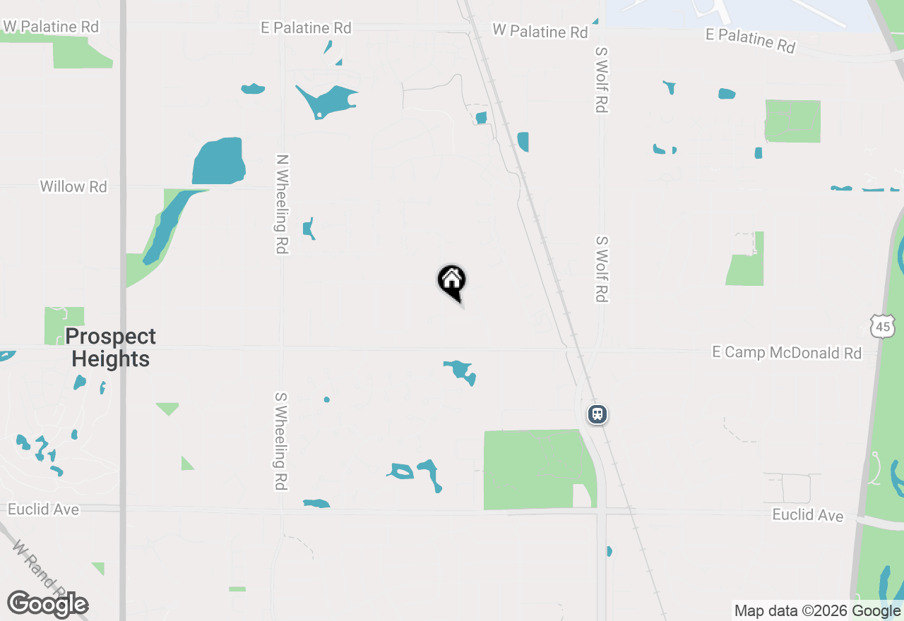 Map of 103 Coldren Drive, Prospect Heights, IL 60070