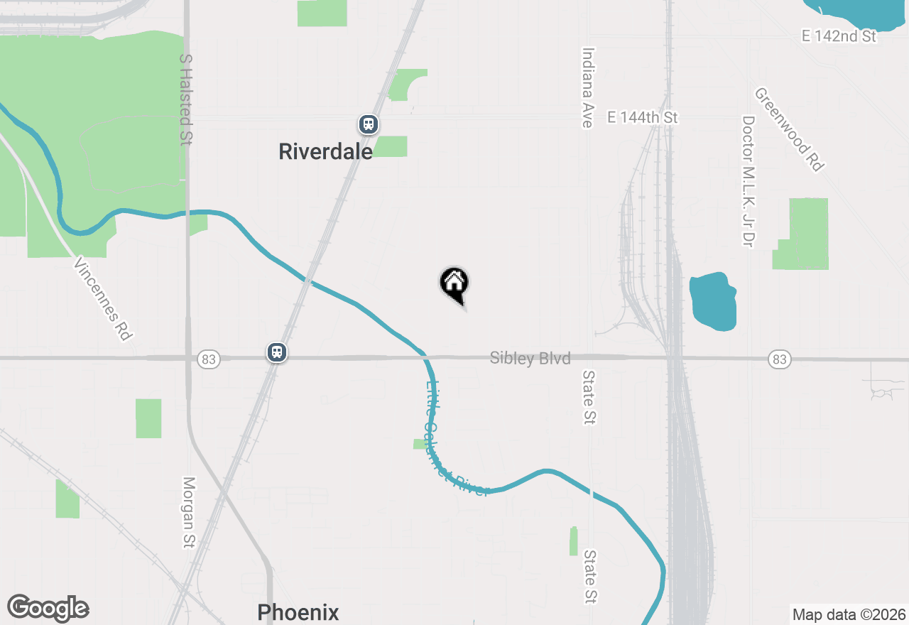 Map of 14841 La Salle Street, Dolton, IL 60419