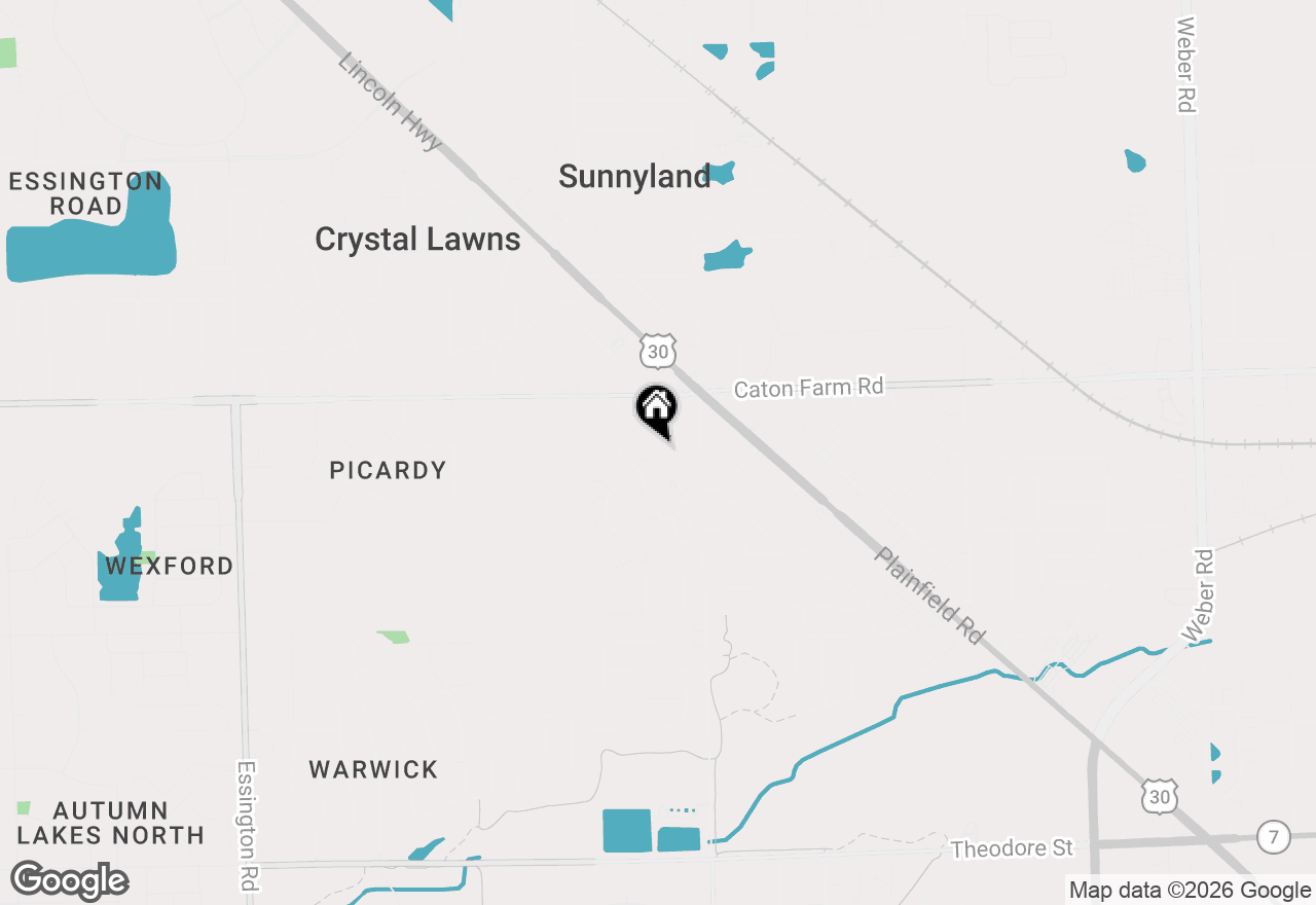 Map of 2440 Caton Crest Court, Crest Hill, IL 60403