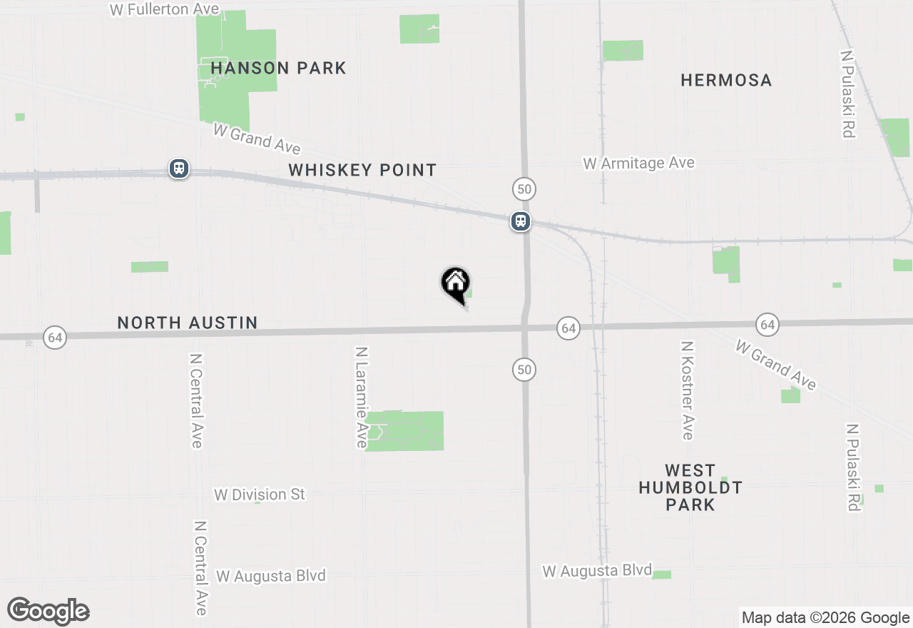 Map of 4923 W Concord Place, Chicago, IL 60639
