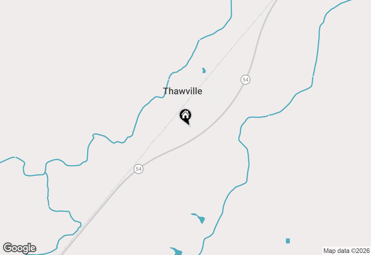 Map of 109 W South Park Street, Thawville, IL 60968