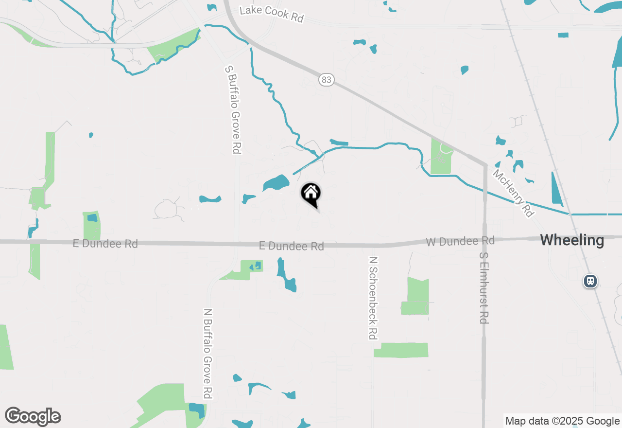 Map of 1412 Shore Court #C1, Wheeling, IL 60090